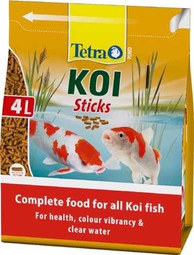 Tetra Pond Koi Sticks - Alimento Completo para Todos los Peces Koi, 4 litros