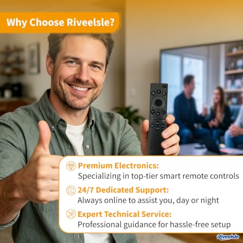 Image of Smart Voice Remote Fits Samsung Neo QLED OLED Crystal UHD TVs 2019-2026 | 2s Bluetooth & 0.2s React, Fits OLED S90 S95 S85, Crystal RU TU AU BU CU DU EU FU Frame, Replace BN59-01330 /01357 /01432 /01385