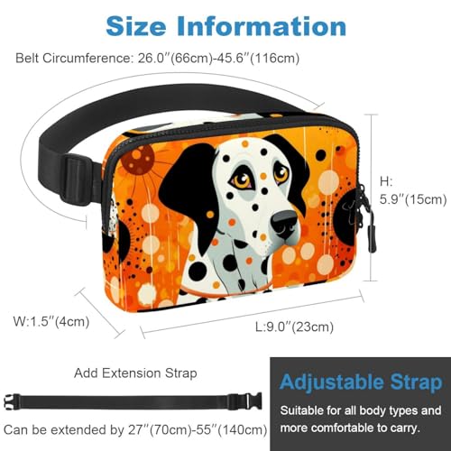 Riñonera para correr Spotted Dog con correa ajustable multicolor 3