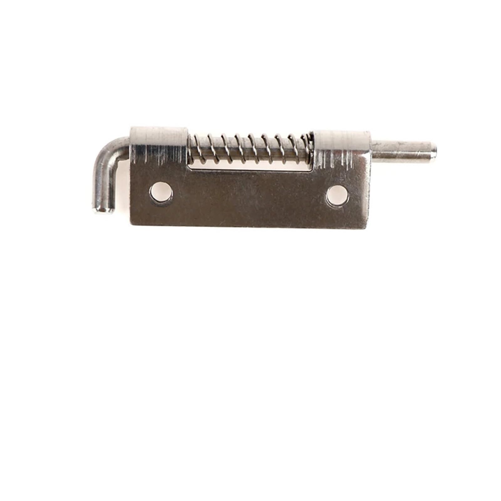 2pc 304 Stainless Steel Loaded Hinge Security Spring Bolt Barrel Latch Hardware for Yard Gate