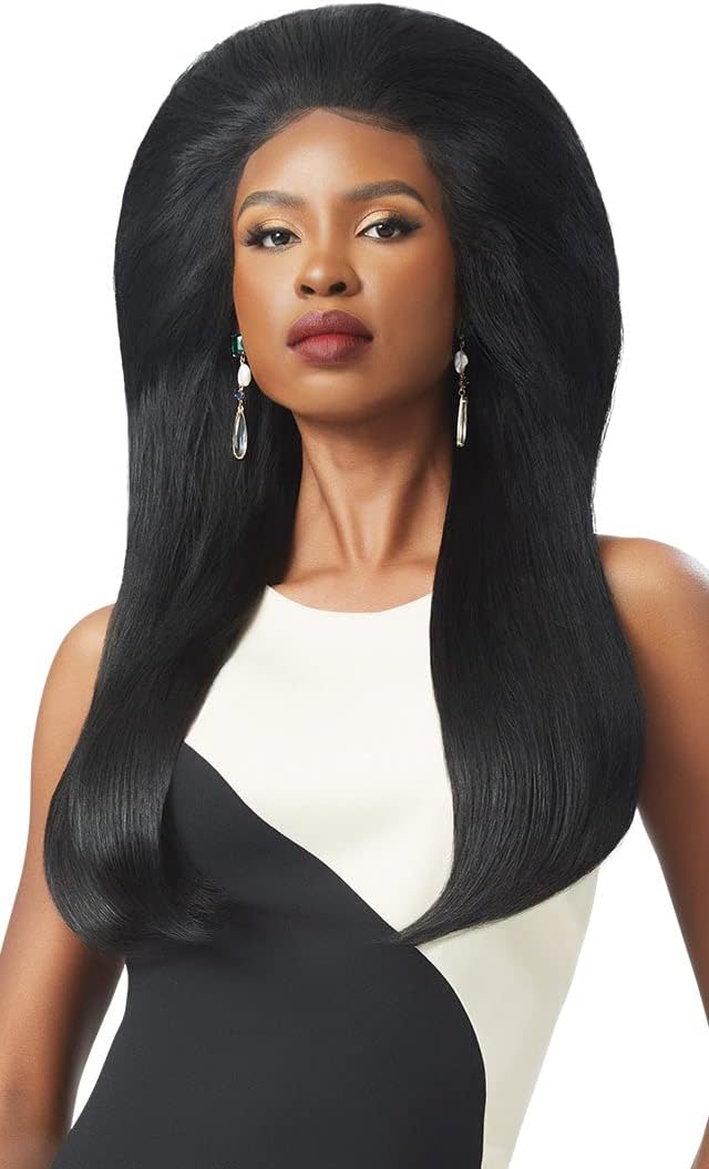 Outre Velvet Remi Human Hair Weave - Yaki Weaving (10 inch, 1 - Jet Black)
