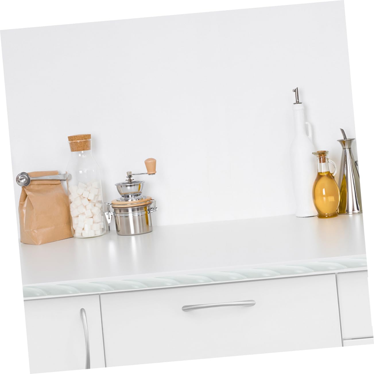 Uonlytech 1roll Self-Adhesive Edging Trim for Furniture and Cabinets Flexible Decorative Molding Peel and Stick Banding for Home Use Easy to Install