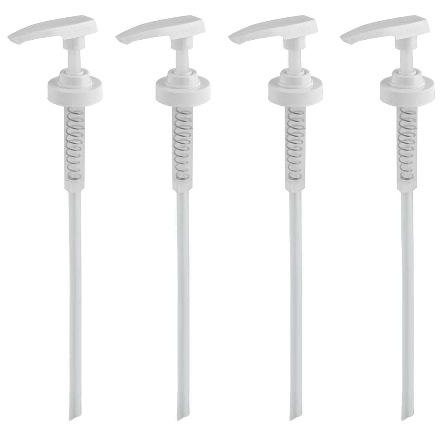 Pumpe für Listerine Mundspülspender passend für 1,5 oder 1 L Flaschen, auslaufsicherer 38-400 Pumpspender (4 Stück)