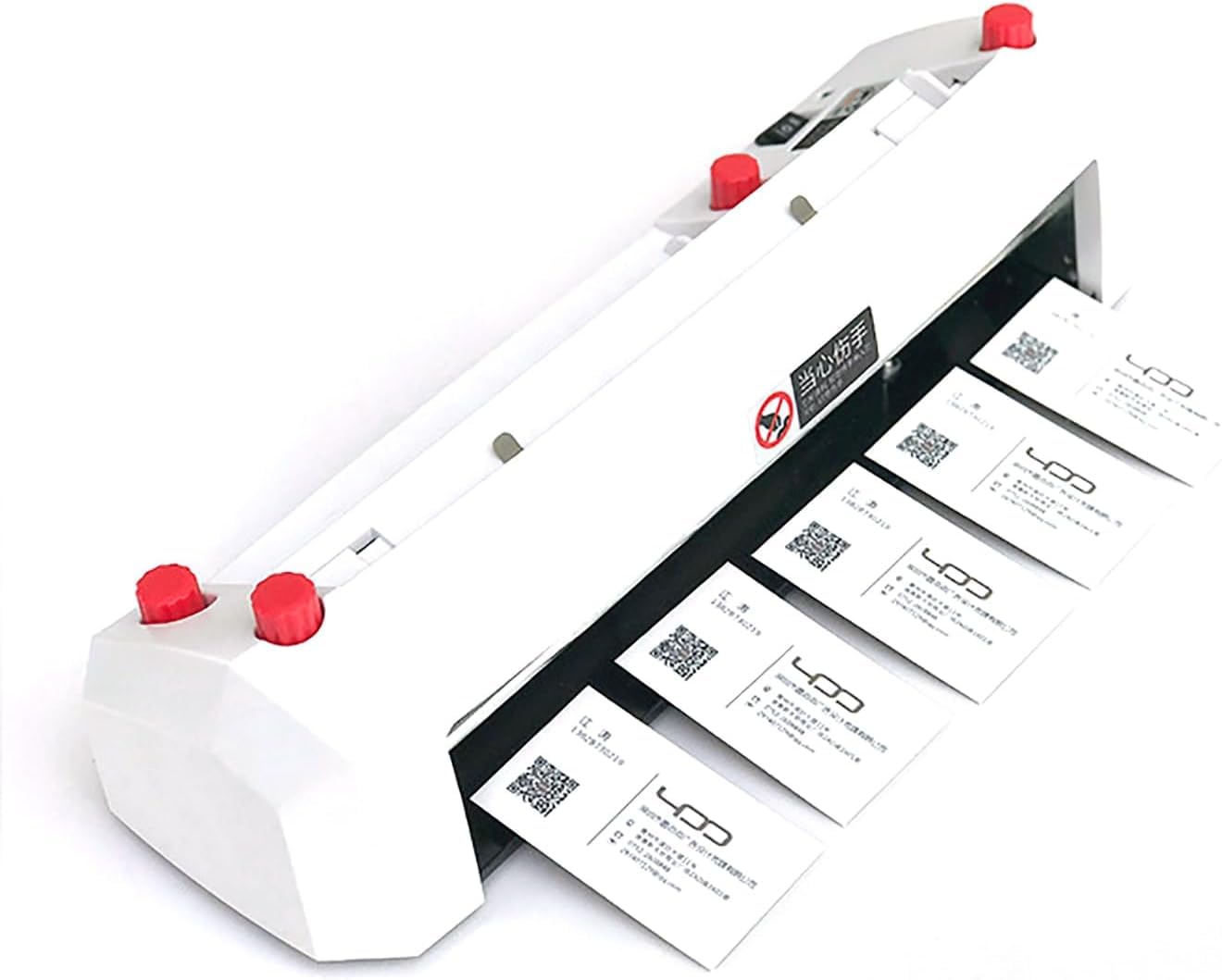 Elektrische Visitenkartenschneidemaschine, automatische Bindemaschine für 300 g Visitenkarten/Einladungskarten/Mitgliedskarten, Büropapierschneidemaschine