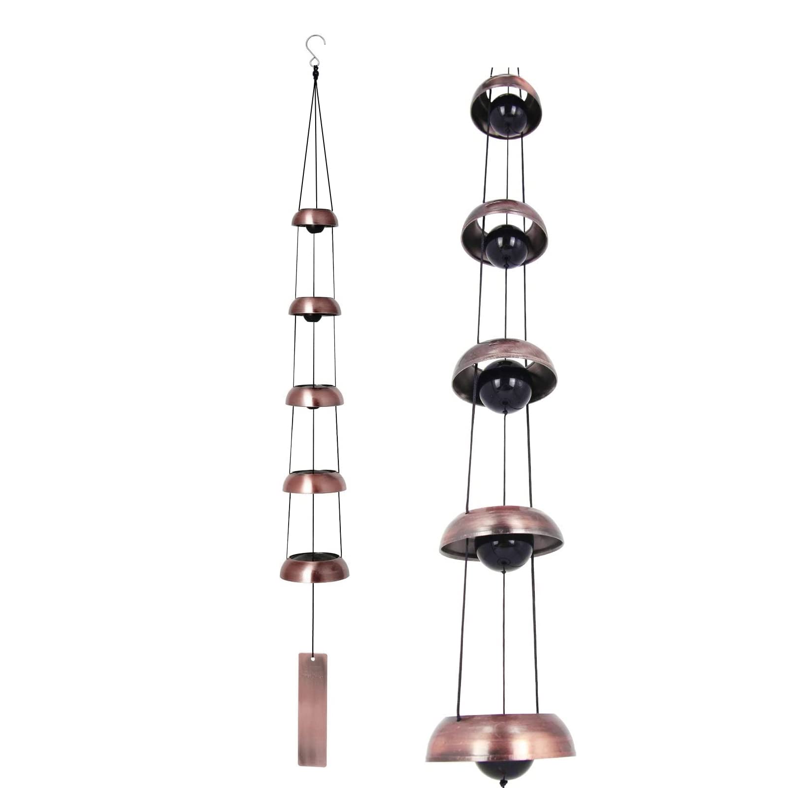 Wind Chimes for Outside - Temple Wind Bell for Unique Gift, Feng Shui Wind Chime for Outdoor Garden Decor, Perfect for Mom and Grandma