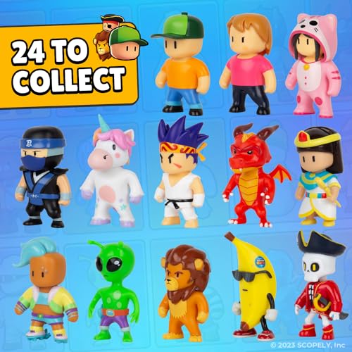 Official Stumble Guys Ultimate Mystery Collection - 2" Collectible Figures, 8 Pack, 24 Characters Total Across 3 Assortments (Collector's Assortment 3)