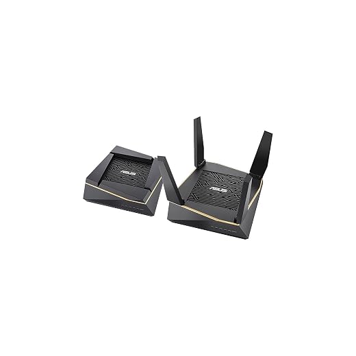 ASUS AX6100 WiFi 6 Gaming Mesh Router (RT-AX92U 2 Pack) - Tri-Band Gigabit Wireless Internet Router, Gaming & Streaming, AiMesh Compatible, Included Lifetime Internet Security, Adaptive QoS