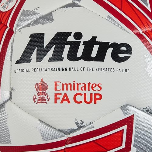 Mitre Training FA Cup Football | High Performance Training Ball | Extra Durable Design Football - Image 4