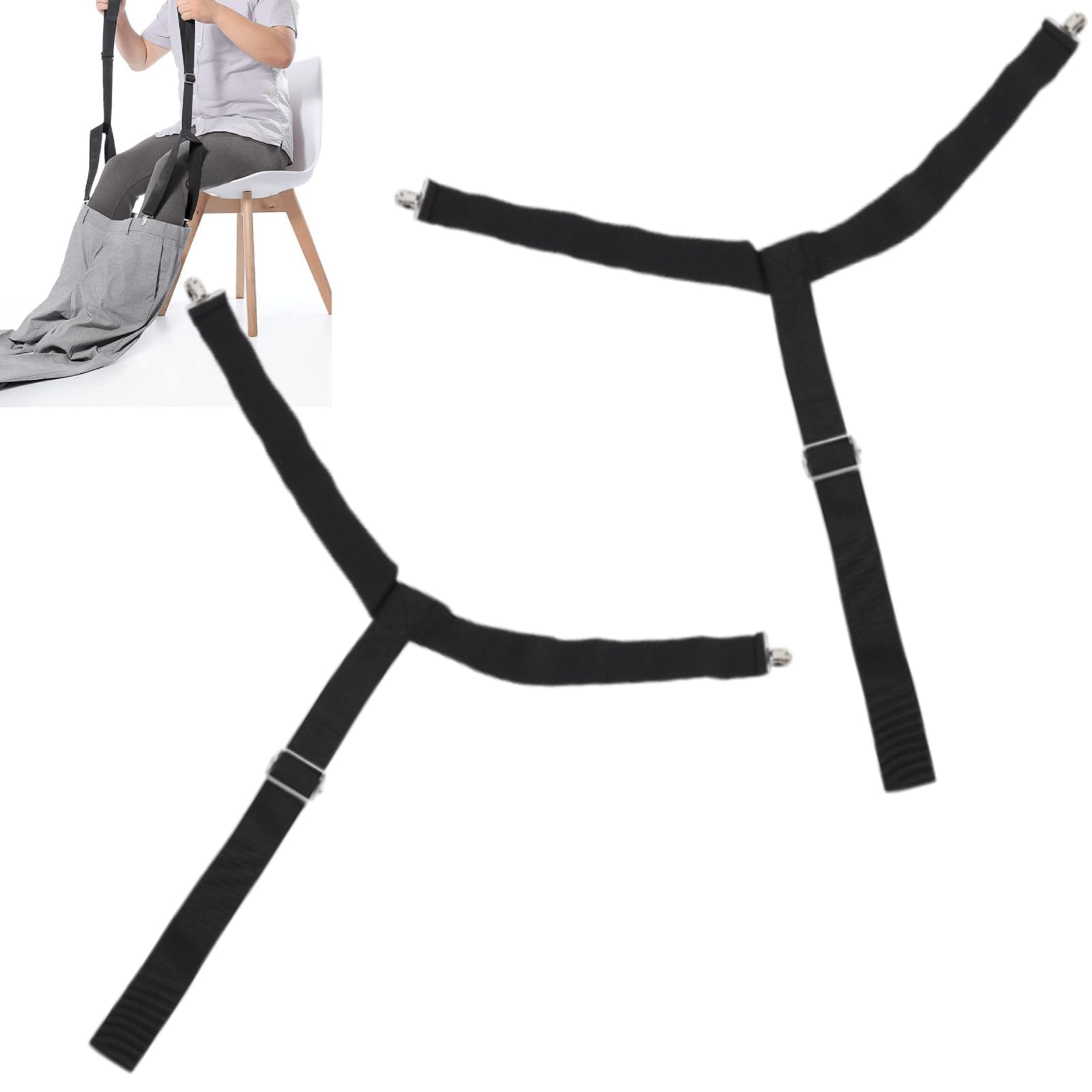 2 pièces aide à l'habillage à pince en métal, aides à l'habillage réglables pour remonter les pantalons pour handicapés, personnes âgées, personnes âgées, femmes enceintes et