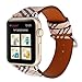 HotGlows 38mm 40mm Tartan Plaid Style Replacement Strap Wrist Band with Silver Metal Adapter Compatible with Apple Watch Series 4 3 2 1