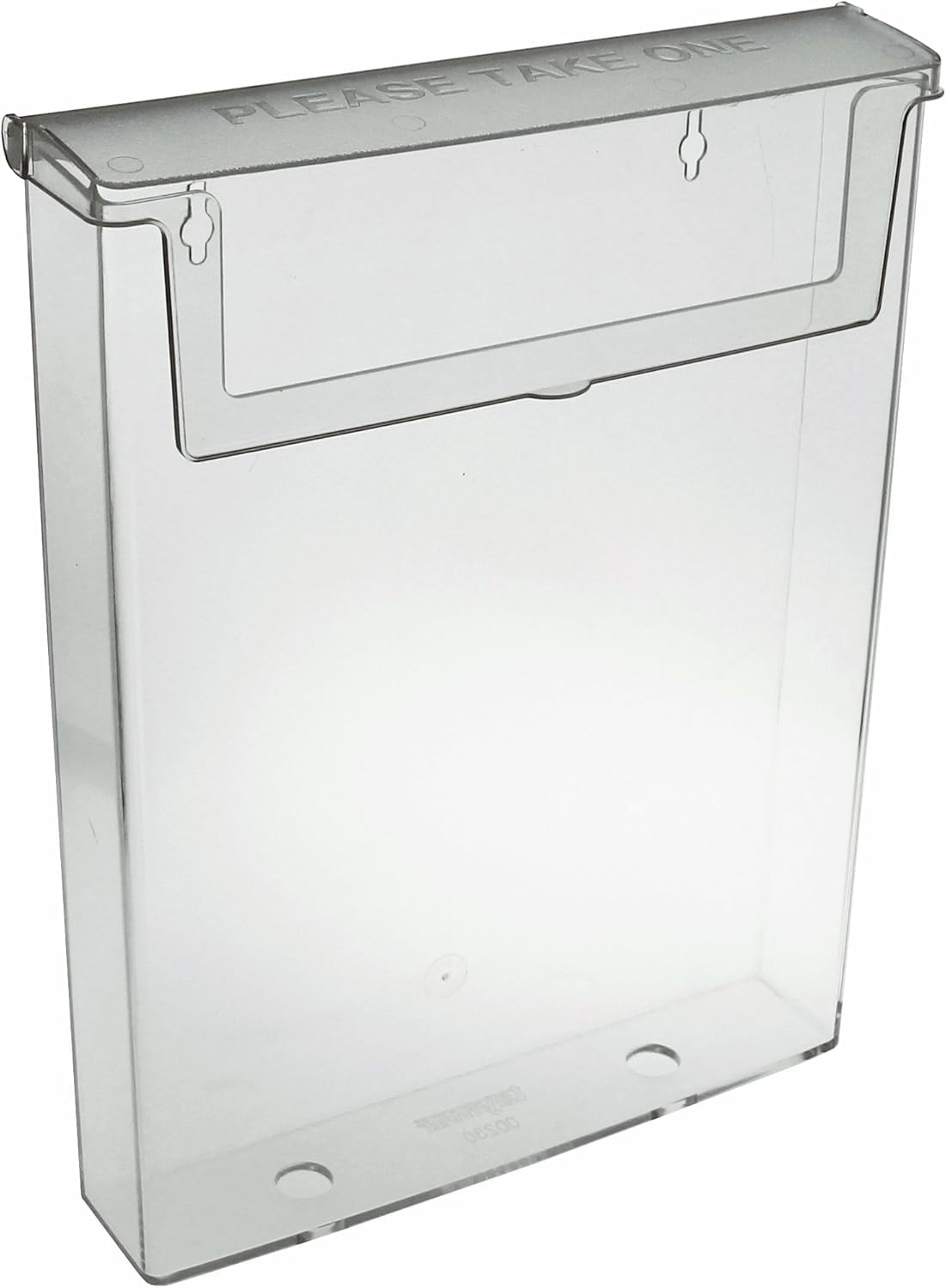 Shoplines Supplies Brochure Holder with Lid – Weatherproof Wall-Mountable Brochure Box – Outdoor Use – Transparent, UV-Stabilised Polystyrene — image 1