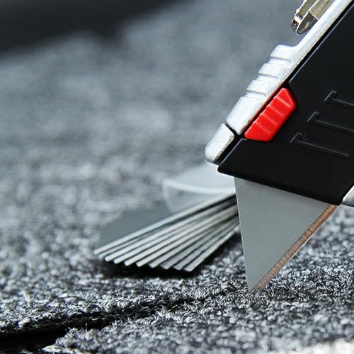 Trapezklingen,Teppichmesser Klingen,Trapezklingen Messer,Messer Klingen,Klingen,Ersatzklingen,Scharf,SK5-Stahl,0.6 mm Klingenstärke,10 Stück