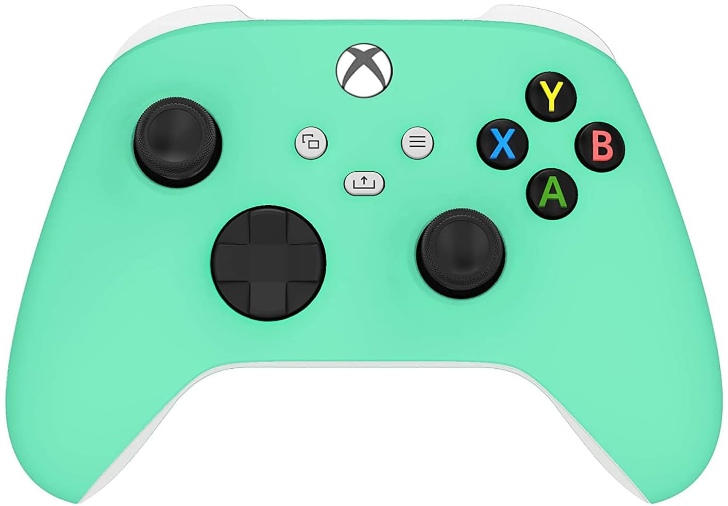 Custom Controllerzz Wireless Controller for Microsoft Xbox Series X/S &amp; Xbox One - Custom Soft Touch Feel - Custom Xbox Series X/S Controller (X/S Green Mint)