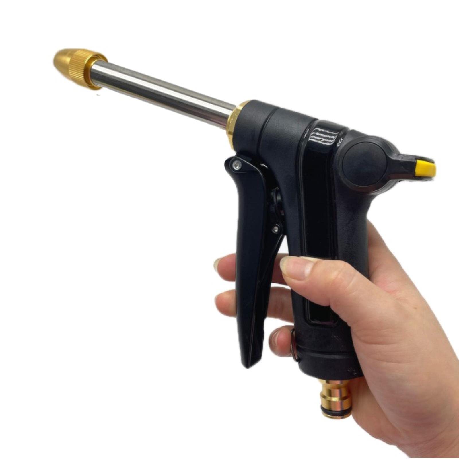 Pistola de riego de pulverización múltiple for jardín, pistola pulverizadora de alta presión for lavado de coches, boquilla de manguera de jardín, pistola de agua ajustable, riego de césped, herramien