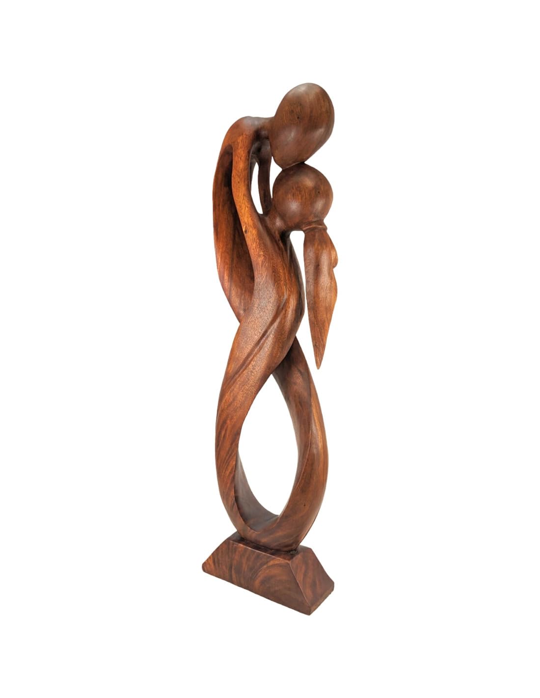 Artisanal Handwerkskulptur aus Holz, 100 cm, Motiv: Unendlichkeitssymbol XXL.