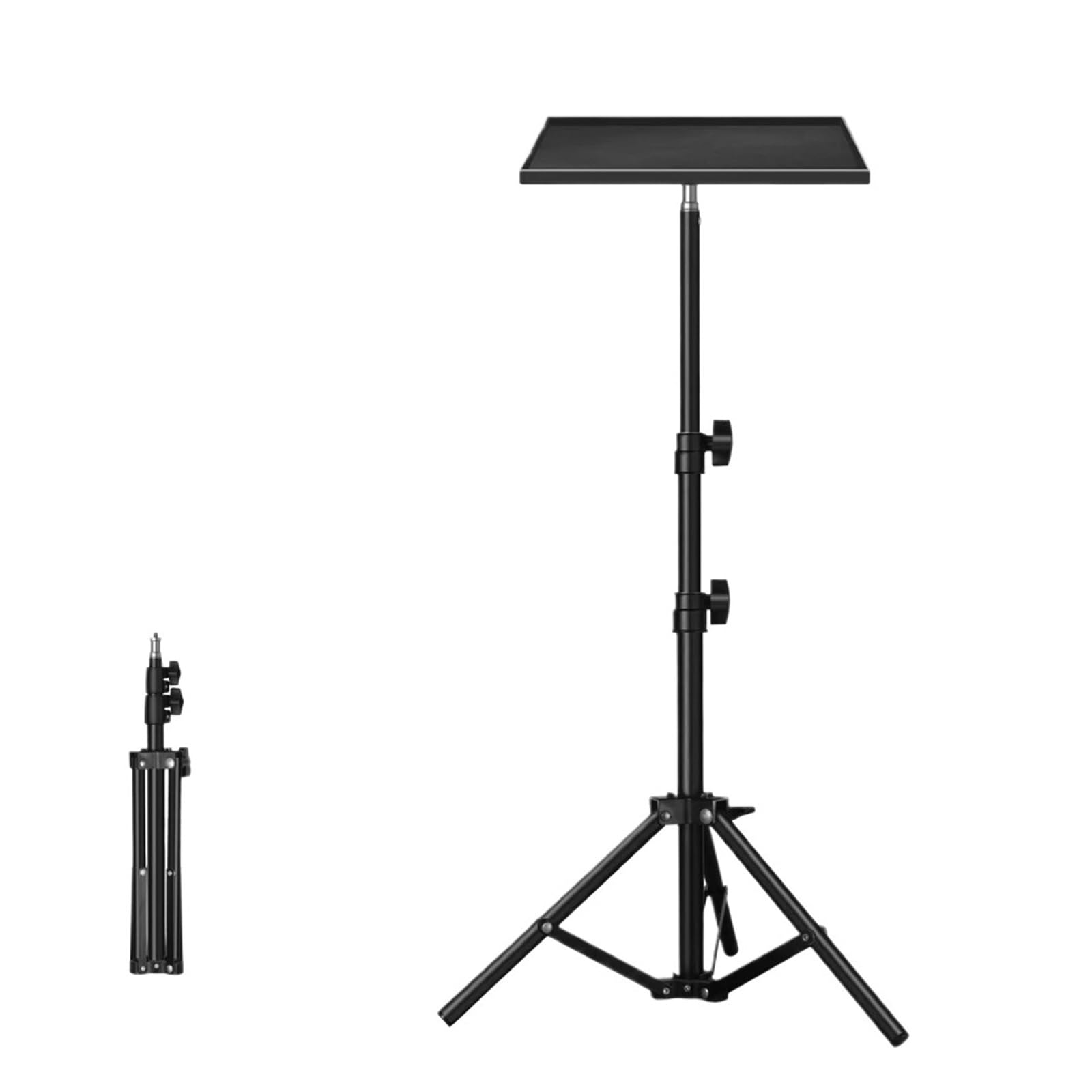 Soporte Universal for Trípode De Proyector, Soporte Ajustable for Plataforma De Mesa/Piso | Soporte de plataforma for trípode de altura ajustable for proyectores, computadoras portátiles y cámaras(120cm)