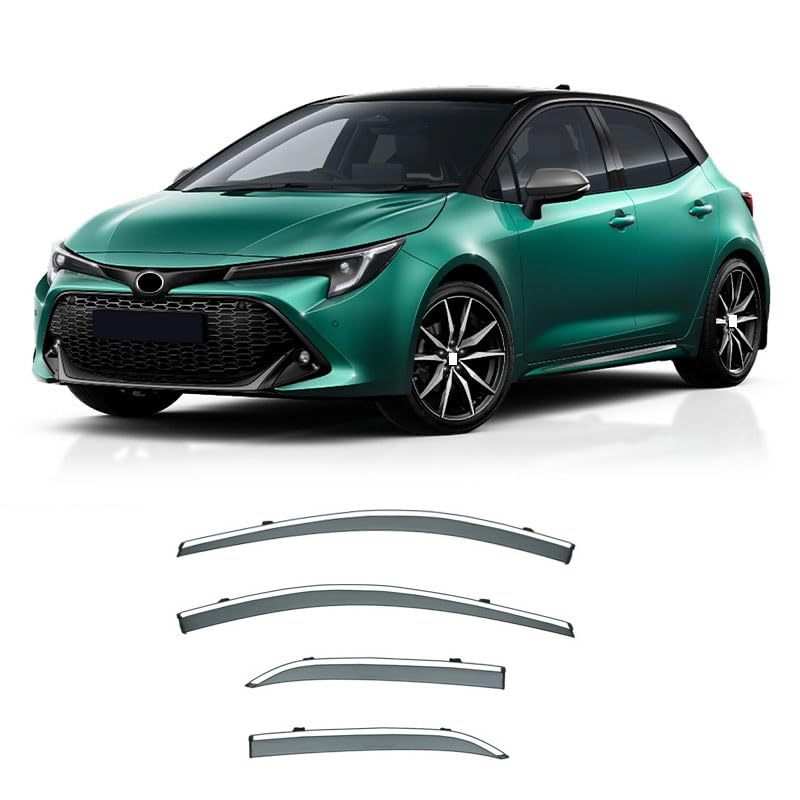 Déflecteurs de vent de voiture pour rouler sous la pluie en Corolla Ascent Sport 2019+