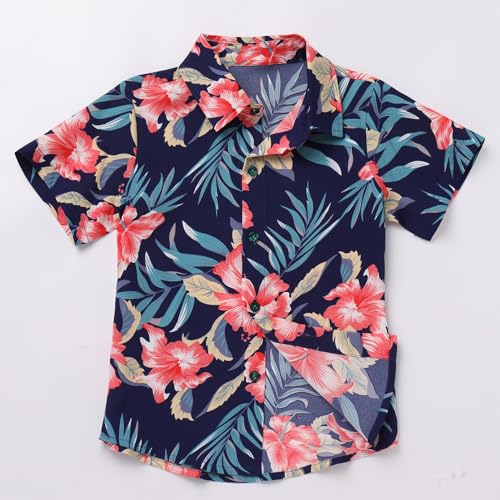 Image of Daddy and Me Matching Outfits Hawaiian Father and Son Matching Shirts for Family Photoshoot Summer Men Boys Father's Day Tops