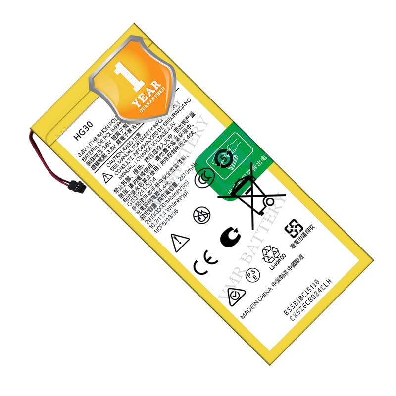 Image of Original HG30 Battery Compatible for Motorola Moto G6 (Moto 1S) (XT1925, XT1925-10) - (3000mAh) - 1 Year Warranty K7