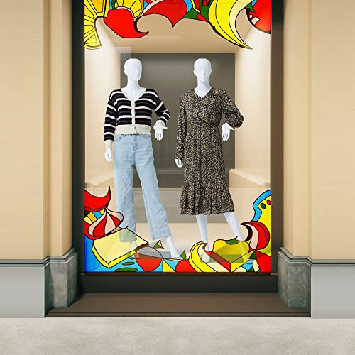 Fizzeey 6 Ft Women Posable Realistic Dress Form Mannequin Manikin Full Body Female Torse Stand Display, White (Face) #TOP3