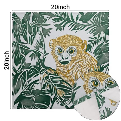 Servilletas de tela multicolor 20x20 pulgadas pack 6 miniatura 2