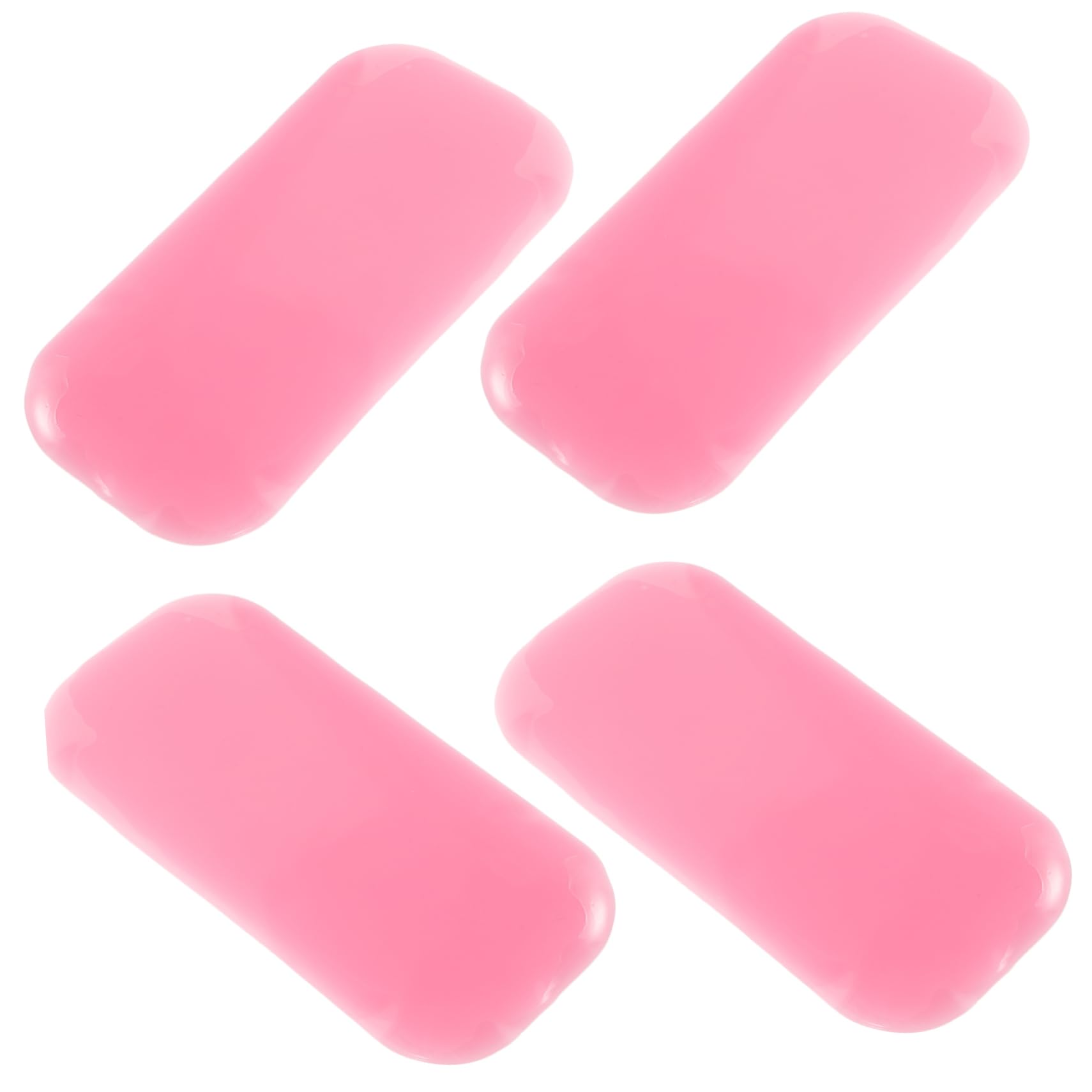 FOMIYES Silicone Lash Pads 4pcs Lash Extensions Jel Pads for Beginners Beauticians Easy to Carry