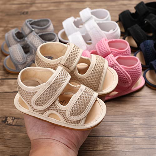 Image of RVROVIC Baby Boys Girls Sandals Premium Soft Anti-Slip Rubber Sole Infant Summer Outdoor Shoes Toddler First Walkers