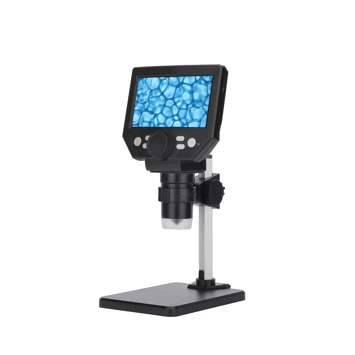 Microscope 1-1000X 4.3 Inch Electronic Digital Microscope Large Base(Al and Plastic Stent)
