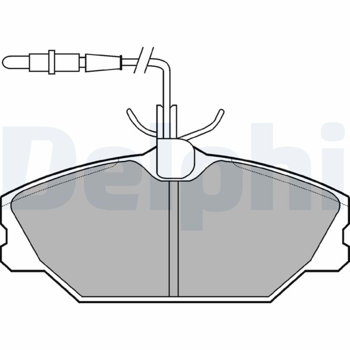 ZEKKERT BS-2464 Kit pastiglie freni Assale posteriore
