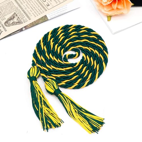 Image of GraduationMall Graduation Honor Cord 68 inch ForestGold