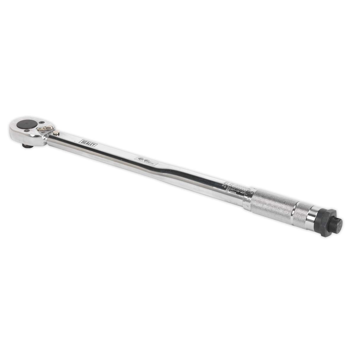 Sealey Micrometer 1/2 Inch Sq Drive Torque Wrench (27-204Nm/20-150lb.ft) - AK224