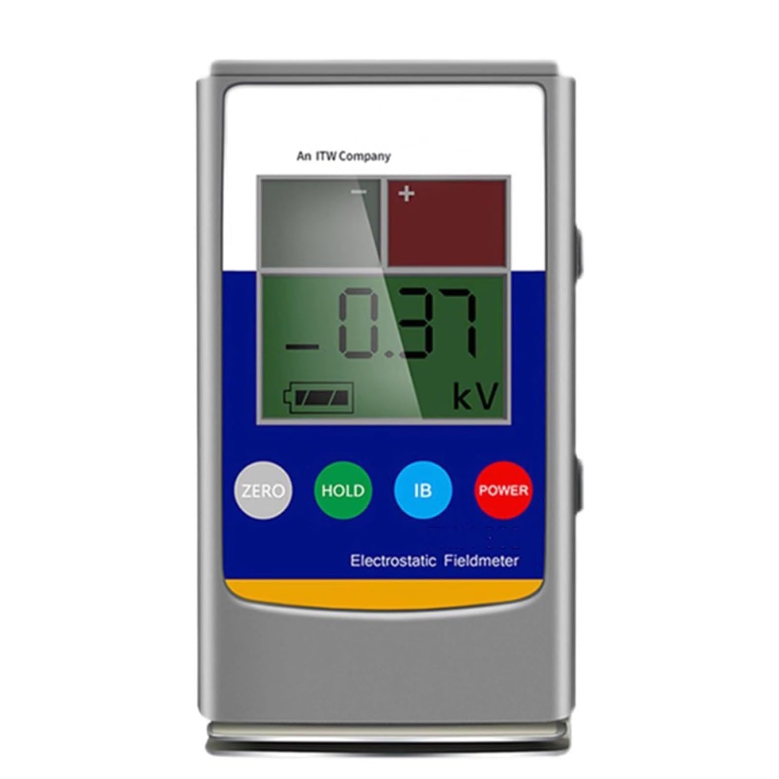 Tester Elektrostatyczny 0–20KV, Bezdotykowy Cyfrowy Miernik Pola Elektrostatycznego z Wyświetlaczem LCD - Ręczny Miernik Równowagi Jonowej ESD do Tworzyw Sztucznych, Gumy, Tekstyliów
