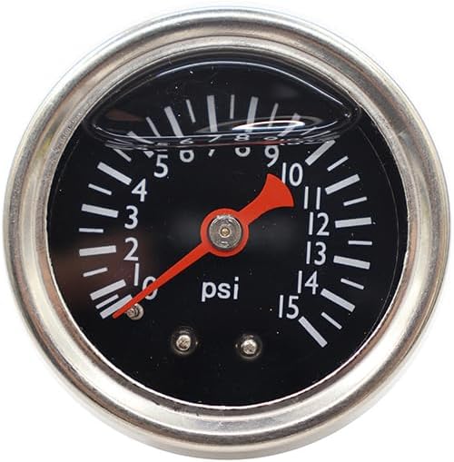 Low Fuel Pressure Regulator 12-804 Chrome Adjustable Carbureted Fuel Pressure Regulator 1-4 PSI