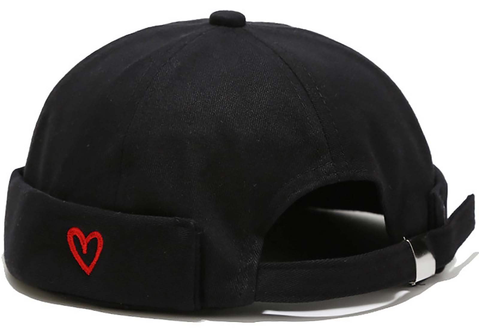 XYIYI Mens Docker Cap Brimless Hats Skullcap Worker Sailor Cap Rolled Cuff Retro Beanie Hat