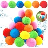 🤽‍♀️ Diferentes colores: La arena es vistosa y se caracteriza por los cinco colores azul, verde, rojo, amarillo, naranja y rosa. Las bombas de agua son divertidas para todos.