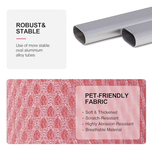 MIFNRO Rede profissional para cuidados com gatos com alças de segurança – mesa de banho dobrável par