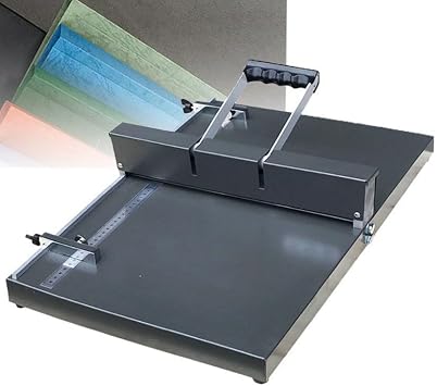350mm Manual Creasing Machine, Scoring Paper Creasing Machine, A3/A4 Paper Folding Machine, Desktop Heavy Duty Metal Paper Creaser for Greeting Cards Booklets Photo Papers