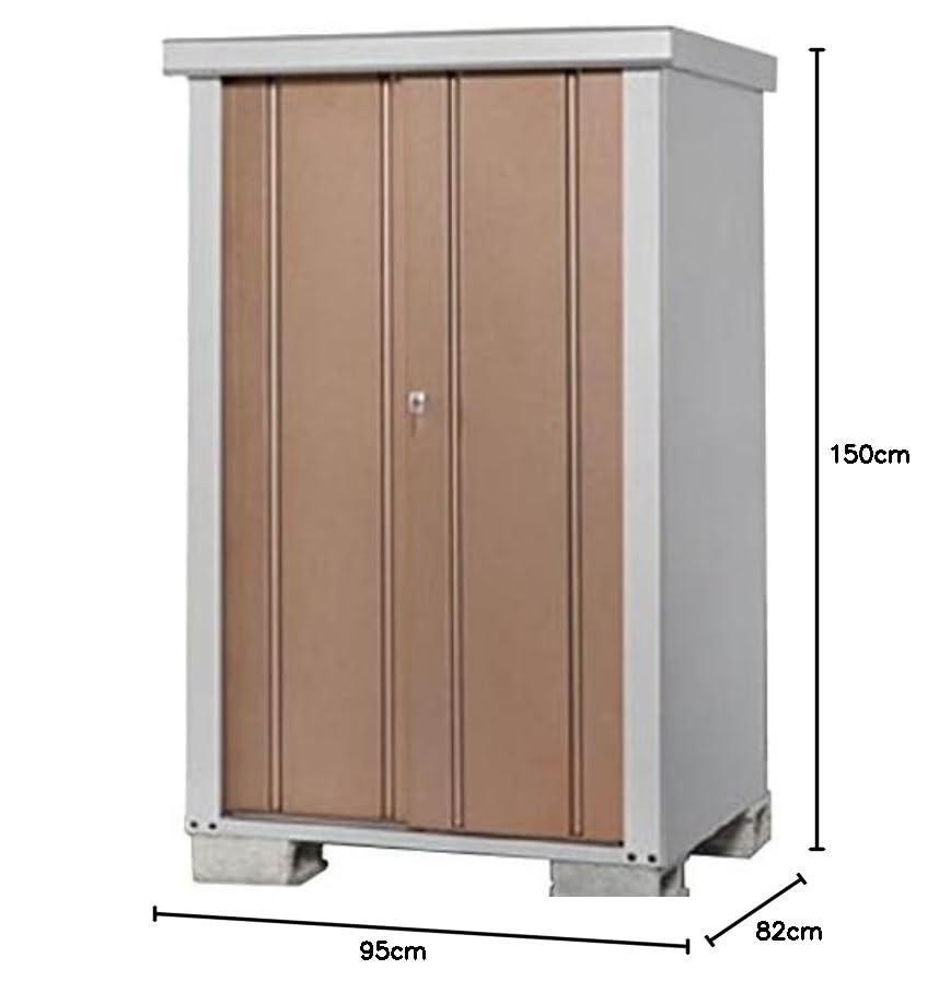 Amazon | タカヤマ 物置 ブラウン TJS-0915-B | 物置・倉庫