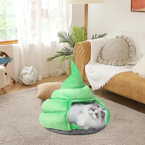 Lit fermé pour chat et cachette douillette pour chaton - 3