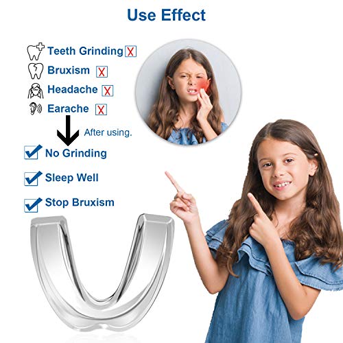 image for PARTYWIND Kids Mouth Guard for Grinding Teeth, Pack of 6 Night Guard f