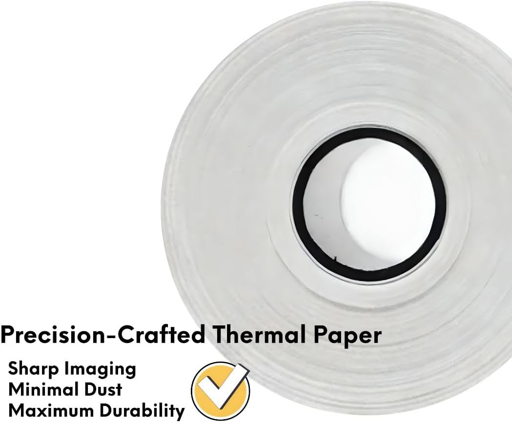(100-ROLLS) 2 1/4" x 50 Thermal Paper Rolls | BPA-Free Thermal Receipt Paper for Clover Flex, Square Terminal, Star SP700, Verifone VX520, | 58mm POS System, Cash Register Tape, | Bulk Value