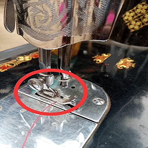 Image of BISMIL Single Foot for Sewing Machine Left and Right P36N P36LN Zipper for Home Sewing Machine Silver Pack of 2