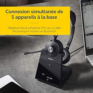 Jabra Engage 75 Casque DECT Stereo – Casque Sans Fil Certifié Skype Entreprise avec Suppression Avancée du Bruit pour… - Les Beatles, Paul McCartney, John Lennon, RIngo Starr, George Harrison Jabra Engage 75 Casque DECT Stereo - Casque Sans Fil Certifié Skype Entreprise avec Suppression Avancée du Bruit pour… – Image 6