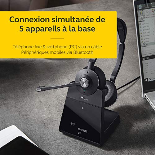 Jabra Engage 75 Casque DECT Stereo – Casque Sans Fil Certifié Skype Entreprise avec Suppression Avancée du Bruit pour… - Les Beatles, Paul McCartney, John Lennon, RIngo Starr, George Harrison Jabra Engage 75 Casque DECT Stereo - Casque Sans Fil Certifié Skype Entreprise avec Suppression Avancée du Bruit pour… – Image 7