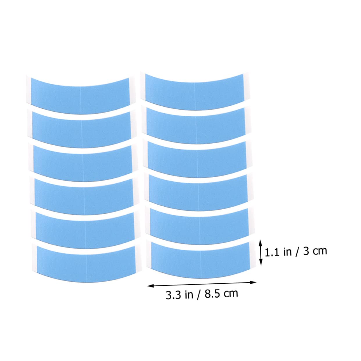 Housoutil Lace Wigs Tape 12pcs Double Sided Wig Adhesive Easy Apply for Hair Systems