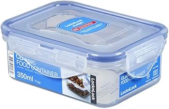 LocknLock Rectangular 350ml (135 x 102 x 52 mm), Clear/Blue
