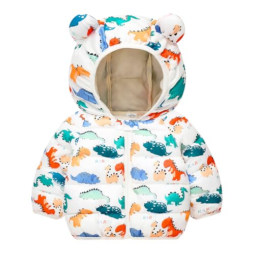 Baogaier Kinder Jungen Winter Jacke Mantel Reißverschluss Weiß...