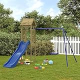 Snsowed Spielturm, Spielturm Mit Rutsche Und Schaukel, Spielplatz Outdoor...