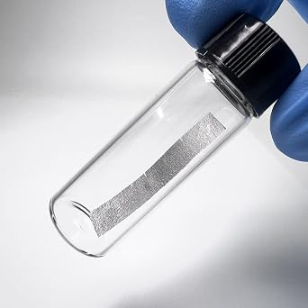 Palladium Metal Strip/Electrode 99.95% Pure Element 46 Pd Chemistry Sample - Catatytic Reactions, Jewlery, Chemistry, and Laboratory