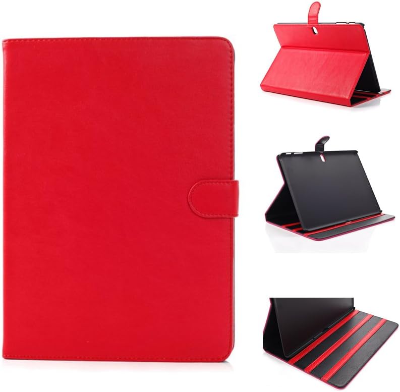 Annzon Galaxy Note Pro 12.2 Folio Case / Galaxy Tab Pro 12.2 Case for Samsung - Executive Hard Shell Stand Case Cover for SM-P900 / P905 (2014 Edition) (Galaxy Note Pro 12.2(P900 / P905), Red)